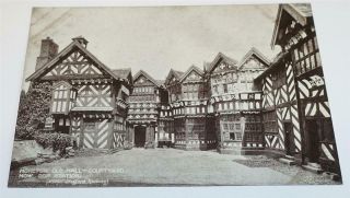 North Staffordshire Railway Postcard Moreton Old Hall C 1910 149