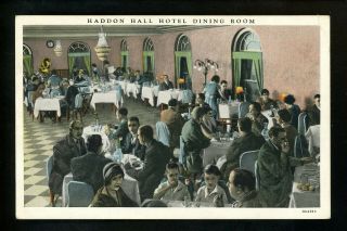 Pennsylvania Pa Postcard Pittsburgh,  Haddon Hall Dining Room Vintage