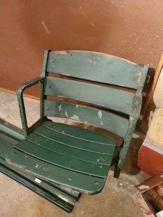 Vintage Wooden Milwaukee County Stadium Seat - Brewers Braves Packers