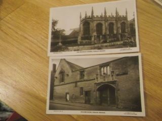 Old Real Photo Postcards Of Higham Ferrers - Old Grammar School & College Ruins