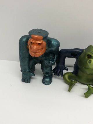 Vintage 1965 Russ Berrie Oily Jiggler Frankenstein Monster And Gorilla 2