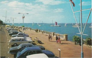 Old Cars,  The Parade & Solent,  Cowes,  Isle Of Wight