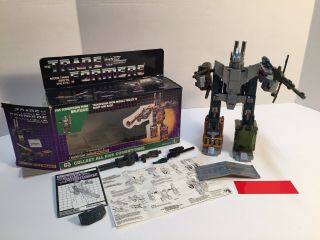 Transformers G1 Combaticons - Bruticus Complete Hasbro Takara Vintage 1986