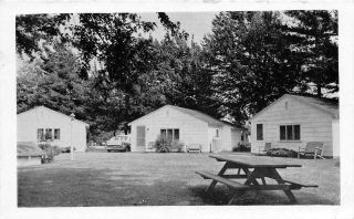 Cadillac Mi 1962 View Of The Locust Lane Cottages On Lake Mitchell Vintage 602