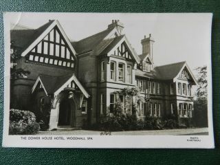 Old Real Photo Postcard - The Dower House Hotel,  Woodhall Spa,  Lincolnshire