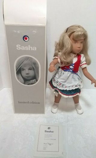 Sasha Doll Limited Edition - Harlequin 869 Blonde With Rare Swiss Dress - Very Rare