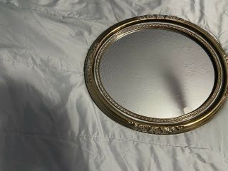 Antique Ornate Vintage Oval Wall Mirrors