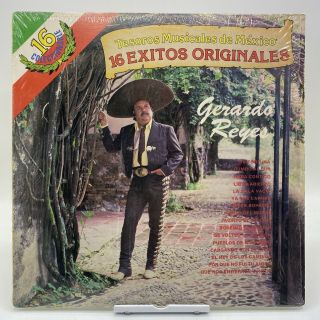 Gerardo Reyes 16 Exitos Originales Lp Record Vinyl Vg,  /vg,  12” Mariachi Ranchera