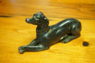 Vintage Metal Dog Figurine – Jb 5 Jennings Brothers – Whippet/greyhound
