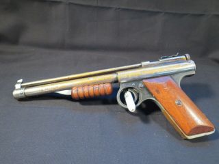Vintage Benjamin Franklin Model 132 Pump Pellet Air Target.  22 Cal Pistol