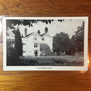 ❤️ Old Postcard Tillington Hall Stafford