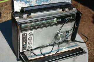 Vintage,  Zenith Trans Oceanic Radio 11 Band Model Rd 7000y,  Transoceanic
