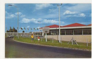 Fortes Motor Lodge,  Oxford Old Postcard,  B092