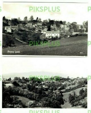 Old Postcards France Lynch Gloucestershire Real Photos 1950s Note Edges Trimmed
