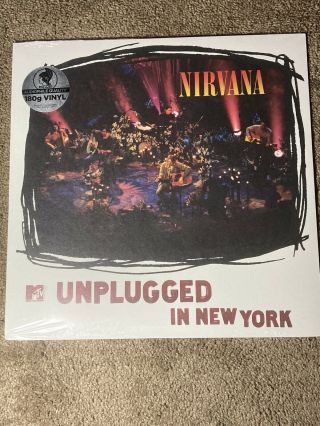 Nirvana Mtv Unplugged In York 180 Gram Vinyl Lp 90s Grunge