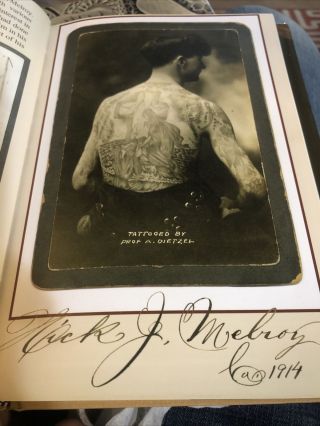 These Old Blue Arms,  Volume ONE,  Amund Dietzel Book,  Vintage Tattoo Flash 1st Ed 4