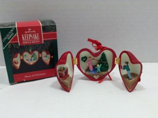 1992 Heart Of Christmas 3 In Series Hallmark Keepsake Ornament