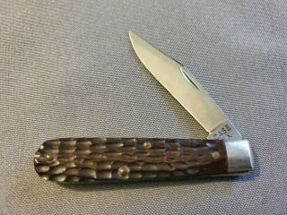 Case Xx 1940 - 1964 61024 1/2 Vintage Red Jigged Bone Jack Pocket Knife