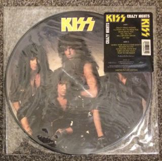 Kiss - Crazy Nights 1987 Rock Lp - Mercury,  832 - 903 - 1 Q - 1 - Rare Picture Disc -