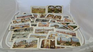 Awesome Stereoscope Views Cards.  Variety Of World Scenes.  27 Cards.  A