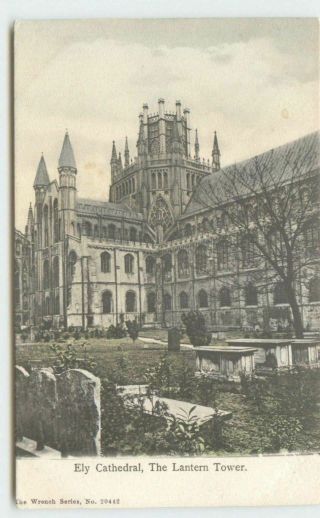 Ely Cathedral The Lantern Tower Rppc Real Photo Wrench Postcard Old Unposted Co