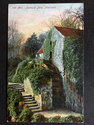 Rp Vintage Postcard - Northumberland 2 - Old Mill,  Jesmond Dene,  Newcastle