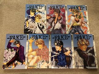 Fake English Yaoi Manga By Sanami Matoh - Volumes 1 - 7 Complete - Oop