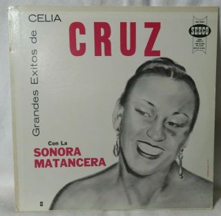 Celia Cruz Con La Sonora Matancera " Grandes Exitos " 1967 (seeco/sclp9124) Vg,