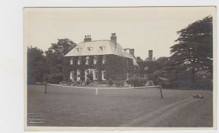 Old Real Photo Card Salcey Lawn House Hartwell Northampton 1912 Roade