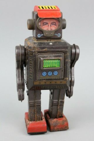1960s Horikawa Space Man Vintage Robot Toy Battery Operated Parts Repair Rare