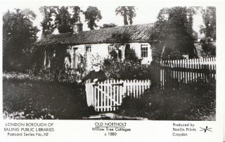 Old Northolt Postcard - Willow Tree Cottages C1880 - Middlesex - Ref X916