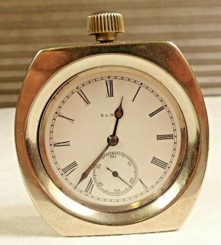 Antique Elgin Pocket Watch Clock 12s 7j 1918