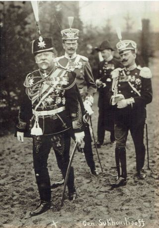 Rare 1917 Press Photo Imperial Russian Army General Vladimir Sukhomlinov Arrest
