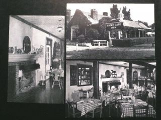 3 Old Postcards Advertise Water Gate Inn,  Restaurant In Washington Dc Ca.  1940s