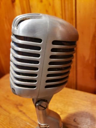 Vintage RARE 1960 ' s DuKane 7A65 Cardoid /Shure Brothers microphone w/cable 5