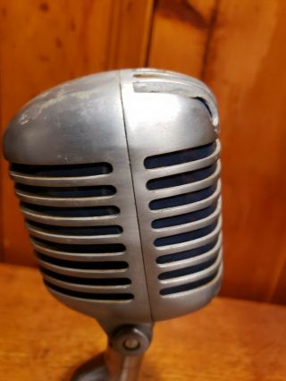 Vintage RARE 1960 ' s DuKane 7A65 Cardoid /Shure Brothers microphone w/cable 6