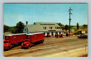 Waddy Ky Half - Way House Standard Oil Gas Station Vintage Kentucky C1950 Postcard