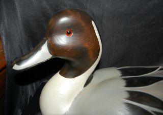 Ducks Unlimited Northern Pintail Drake Decoy 1992/93 John Gewerth 3