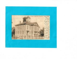 Vintage Postcard - Old Rock Castle School,  Prospect Street,  Webster,  Massachusetts