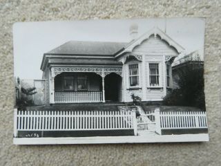 Vintage C1950s Remuera Nz ?? Old House Real Postcard Sized Photo