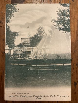 Haven Ct The Theater & Fountains Savin Rock 1900 