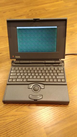 Vintage Apple Macintosh Powerbook 165c Powers Up And Boots