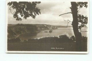 1903 Duporth Rppc Real Photo Postcard Vintage Old Unposted Co