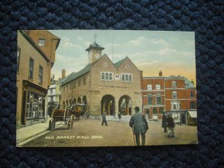 Postcard Old Market Hall,  Ross (on Wye),  Herefordshire