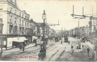 Bristol Old Market Street 1905 Vintage Postcard 8.  9