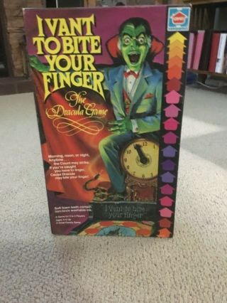Vintage I Vant To Bite Your Finger Board Game