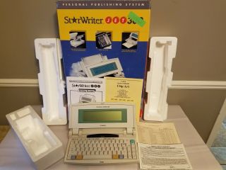 Vintage Canon Starwriter 300 Personal Publishing System - 100 Complete/working