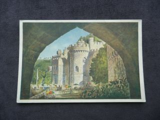 Old Postcard Of Western Approach,  Gwrych Castle,  Near Abergele,  North Wales