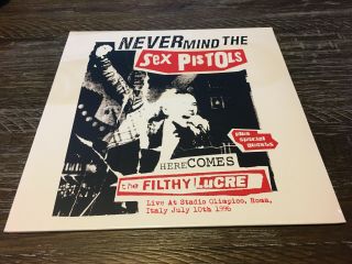 Sex Pistols “here Comes The Filthy Lucre” (vinyl,  Radiation) Live In Italy
