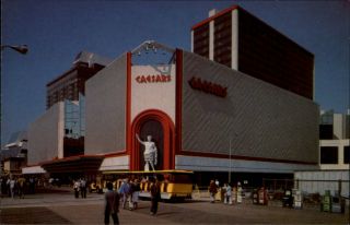 Jersey Atlantic City Caesars Hotel Casino Vintage Postcard Sku805